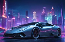 Small A6 Lamborghini Poster