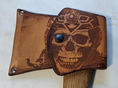 Hatchet axe with leather - hatchet,