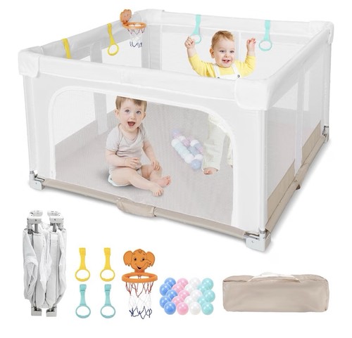Large foldable baby play pen - baby,