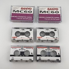6x Sony, Sanyo MC-60, MC-30