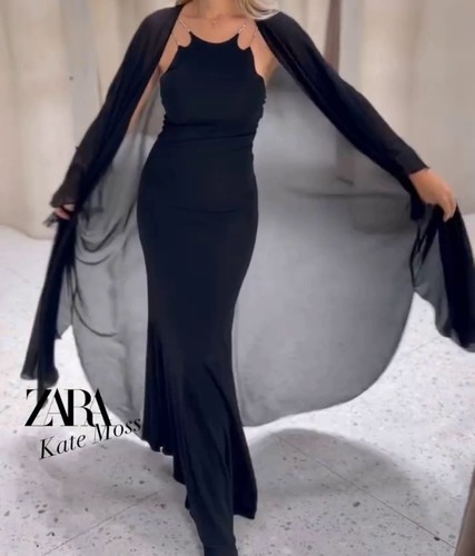 Kate moss zara chiffon - moss,