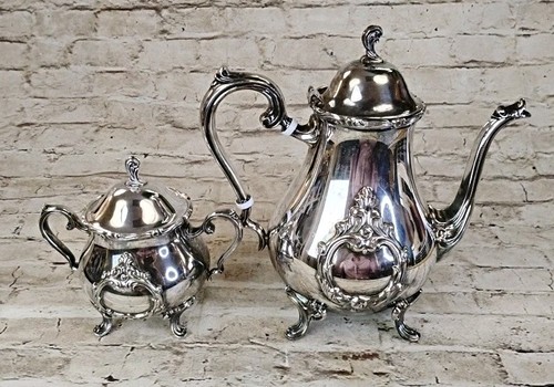 Leonard silver plate teapot - silver,