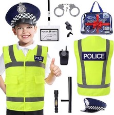 Kids Police Costume - 10 Pcs