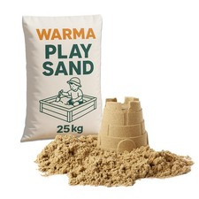 25kg Bags Warma Premium Grade Play Sand Childrens Kids Play Areas Sandpits