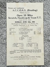 1941 ACCORD Cycling (Reading)