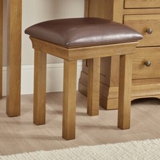 French Louis Oak Dressing Table Stool - Bedroom - Dressing Room - FL10
