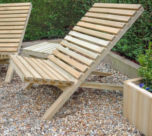 Forest garden slatted - forest, chair