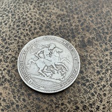 1819 George III 925 Sterling Silver Crown Coin 