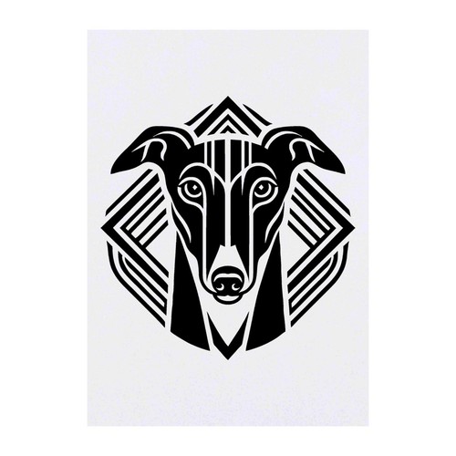 Art deco greyhound temporary - deco,