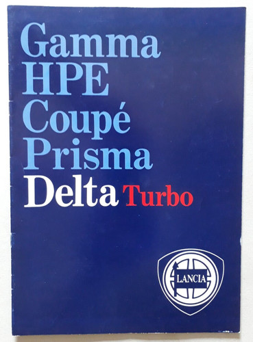 Lancia delta range - lancia, brochure