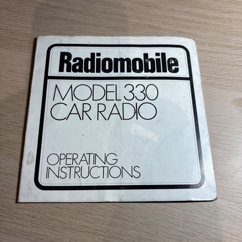 Radiomobile 330 classic car - 330,