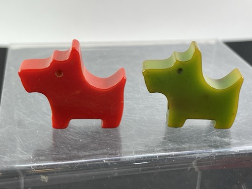 Green red phenolic bakelite - green,