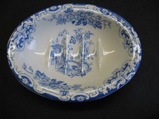 VINTAGE BURGESS & LEIGH BURLEIGH WARE CELESTE SOAP DISH