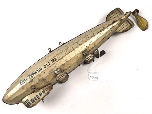 Tin toy airship graf - toy,,