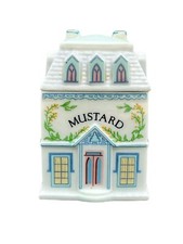 Lenox Spice Village Mustard Jar Porcelain 1989 Vintage