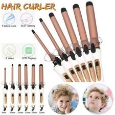 9-32MM Professional Ceramic Hair Curler LED Curling Wand Salon Tongs Styler UK