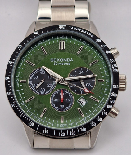 Sekonda mens chronograph watch - mens,