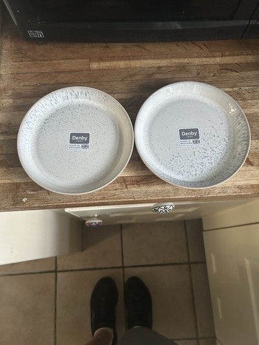Denby kiln tea plates - -,