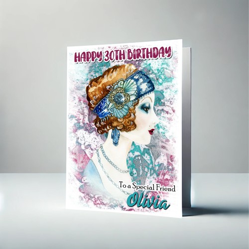 Personalised birthday card - personalised,
