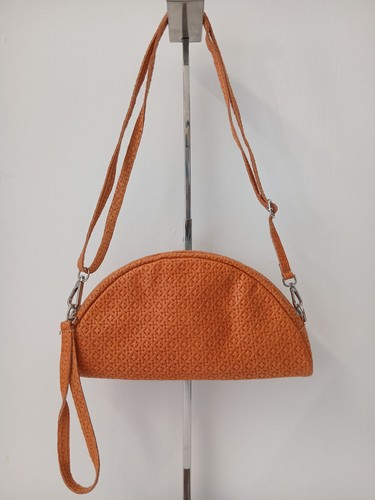 Orange leather half - orange,