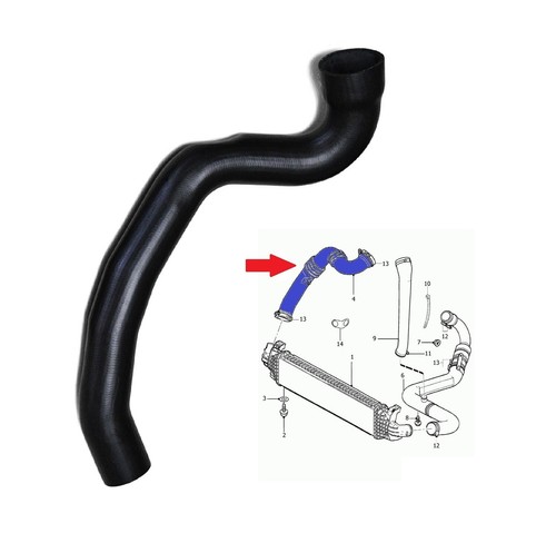 Intercooler pipe turbo hose - intercooler,