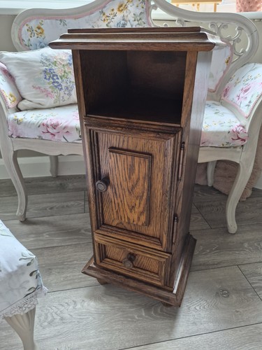 Antique solid oak slim - oak, bedside