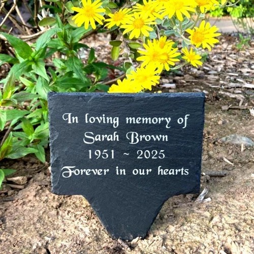 Personalised engraved slate - engraved,