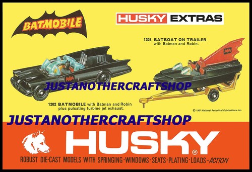 Corgi husky juniors batmobile - husky,