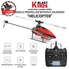 RC Helicopter 6CH Brushless Motor 3D 6G System Compatible with FUTABA S-FHSS