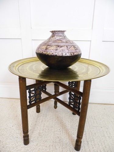 Antique moorish benares brass - antique,