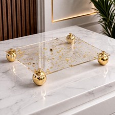 2 Tier Acrylic Cake Stand 20cm