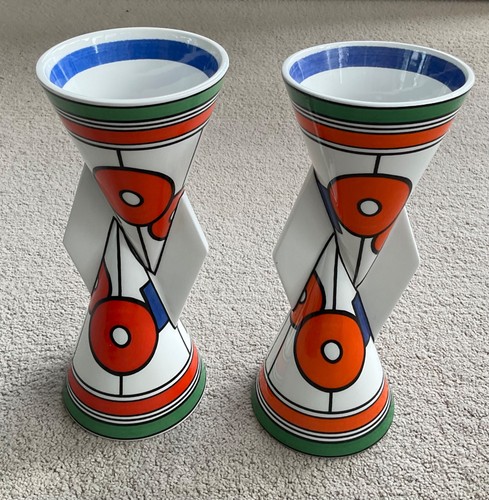 Lovely pair clarice cliff - of,