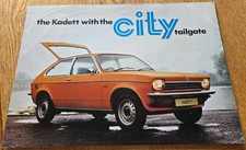 OPEL KADETT CITY car brochure from the UK. Sales catalogue / prospekt, 1975?