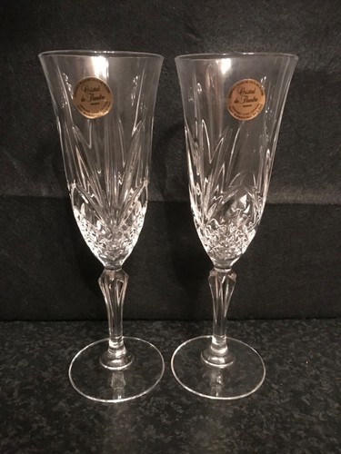 Crystal champagne flutes new - 2,