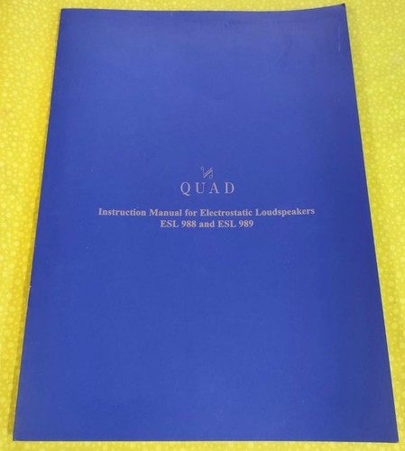 Quad esl 988 - esl,