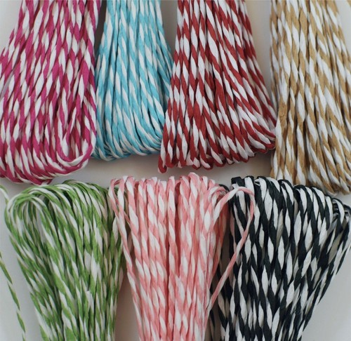 Red white striped string like - white,