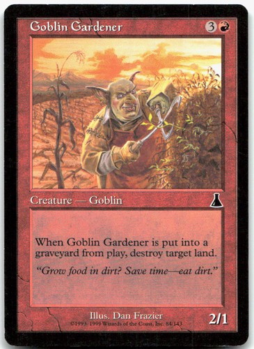 Goblin gardener mtg - goblin,