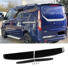 Barn For Ford Transit Custom Twin Door 2012-2023 Rear Boot Roof Spoiler Black