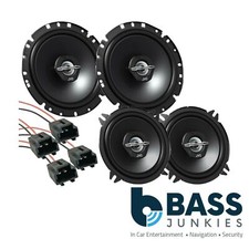 Peugeot 307 2001 - 2008 JVC 2 Way Front Door & Rear Car Speakers Upgrade Kit