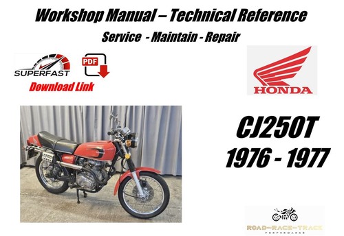 Honda cj250t cj250 service - honda,