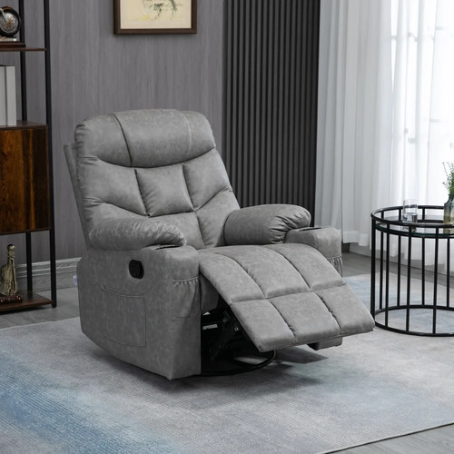Manual recliner chair swivel - manual,