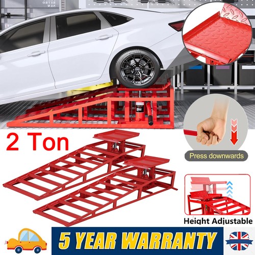Ton hydraulic car ramps - 4, 2pc