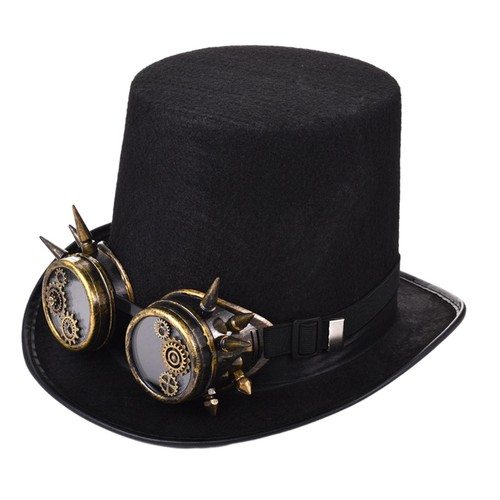 Steampunk top hat costume - top,