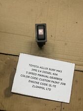 Toyota Hilux Surf Mk5 1992 2.4D 4X4 - Hazard Lights Switch Control Button