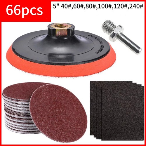66pcs 125mm sanding discs pad - ,
