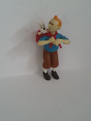 Tintin plastic figure vintage - tintin,