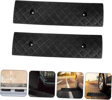 2PCS Heavy Duty Kerb Ramp Portable Curb Ramps for Doorways Wheelchair Car Bike