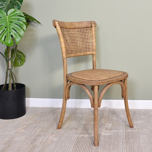 Farmhouse square back rattan - farmhouse,