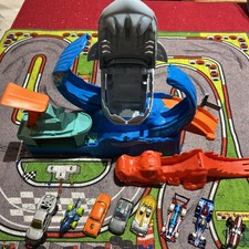 Hot Wheels Shark + Dragon Launcher + 8 Cars Massive Job Lot Clearance Bundle
