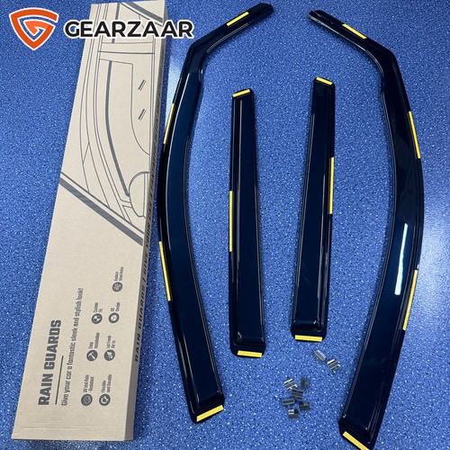 4pcs wind deflectors tinted - 4pcs,
